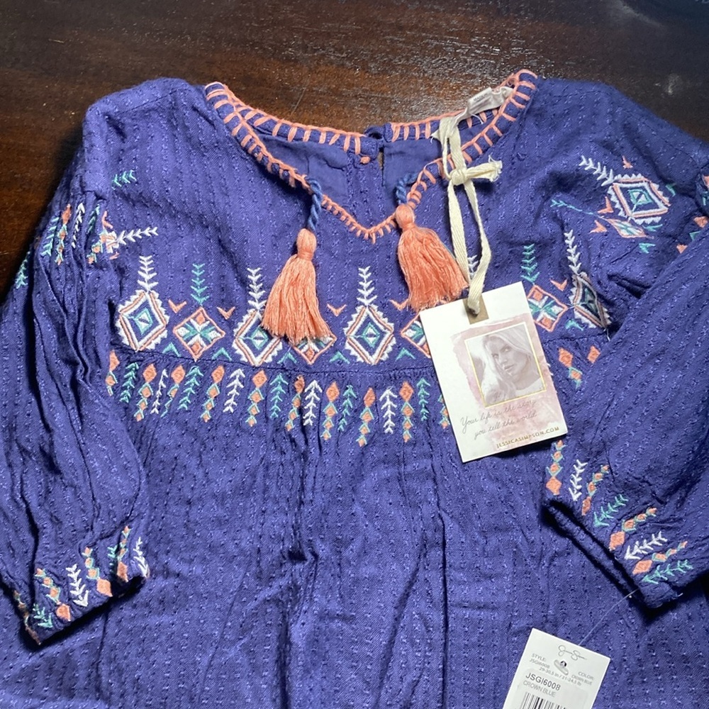 Jessica Simpsons NWT Size 12 months girls dress - Picture 4 of 5